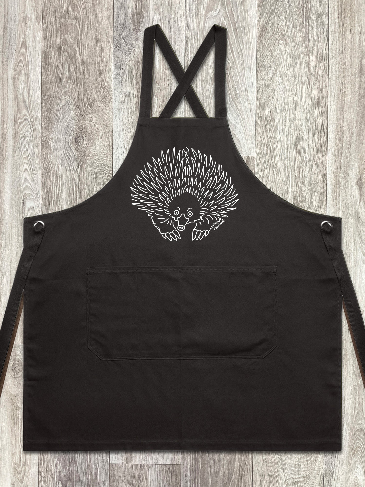 Echidna Jarrah Crossback Apron