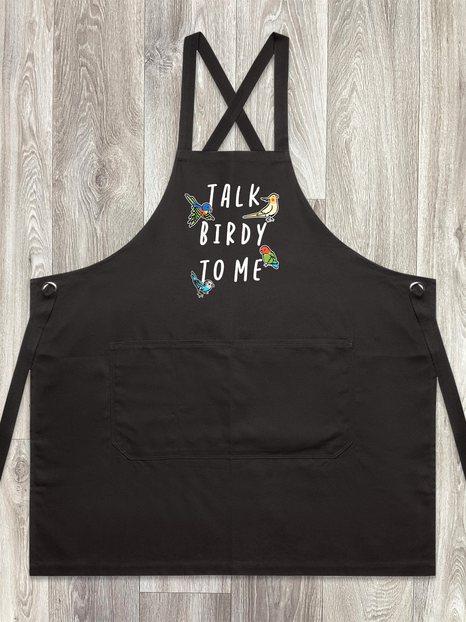 Talk Birdy To Me Jarrah Crossback Apron