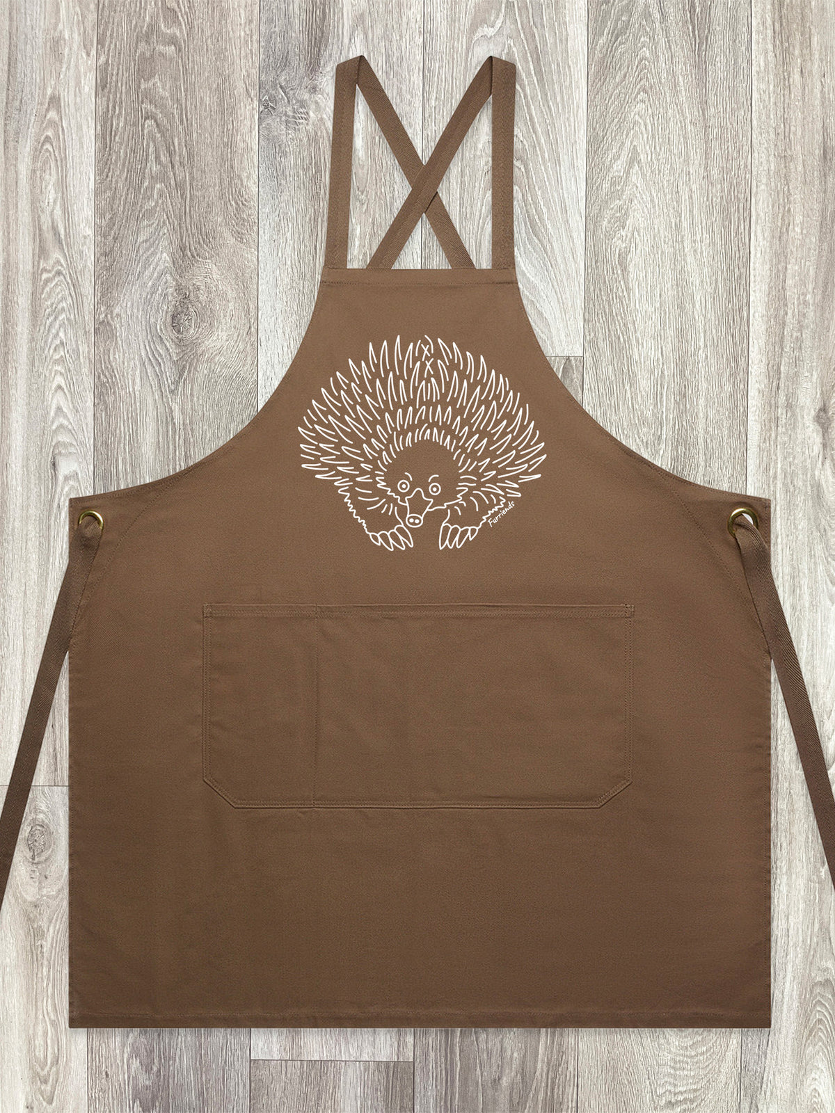 Echidna Jarrah Crossback Apron