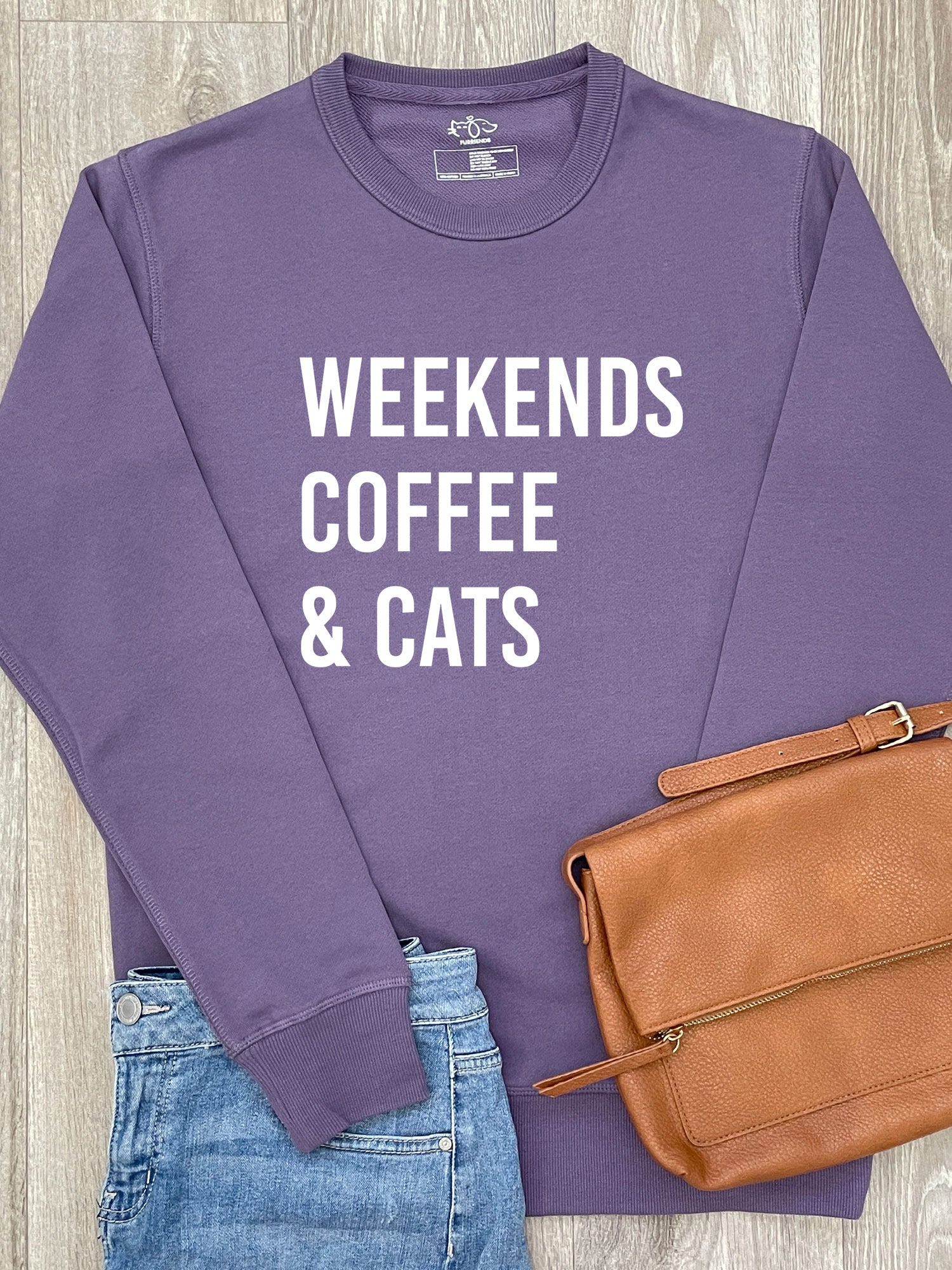 Weekends Coffee & Cats Classic Jumper