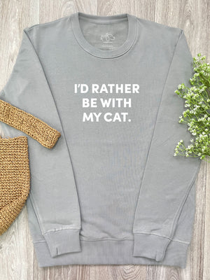 I'd Rather Be With My Cat. Classic Jumper