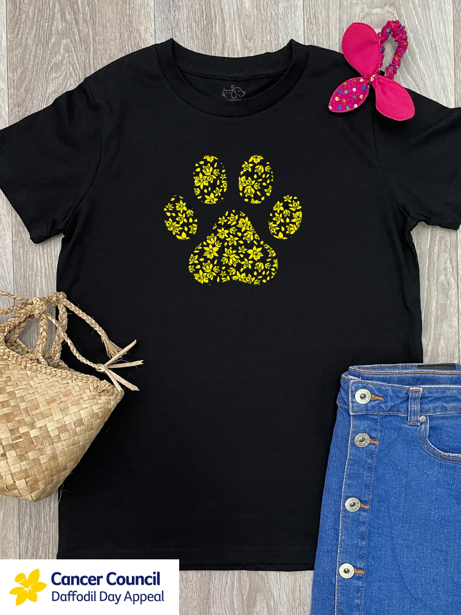 LIMITED EDITION Light After Dark Paw Print Youth Tee