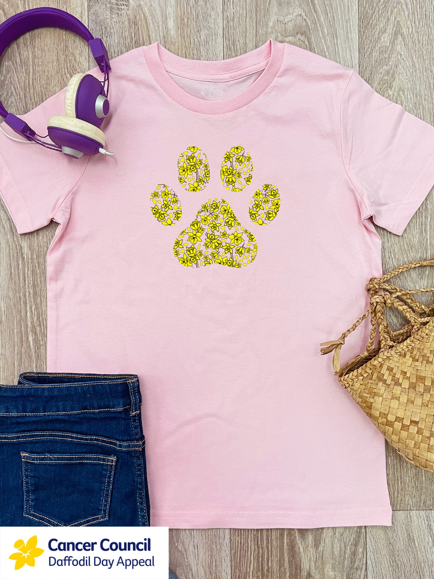 LIMITED EDITION Light After Dark Paw Print Youth Tee