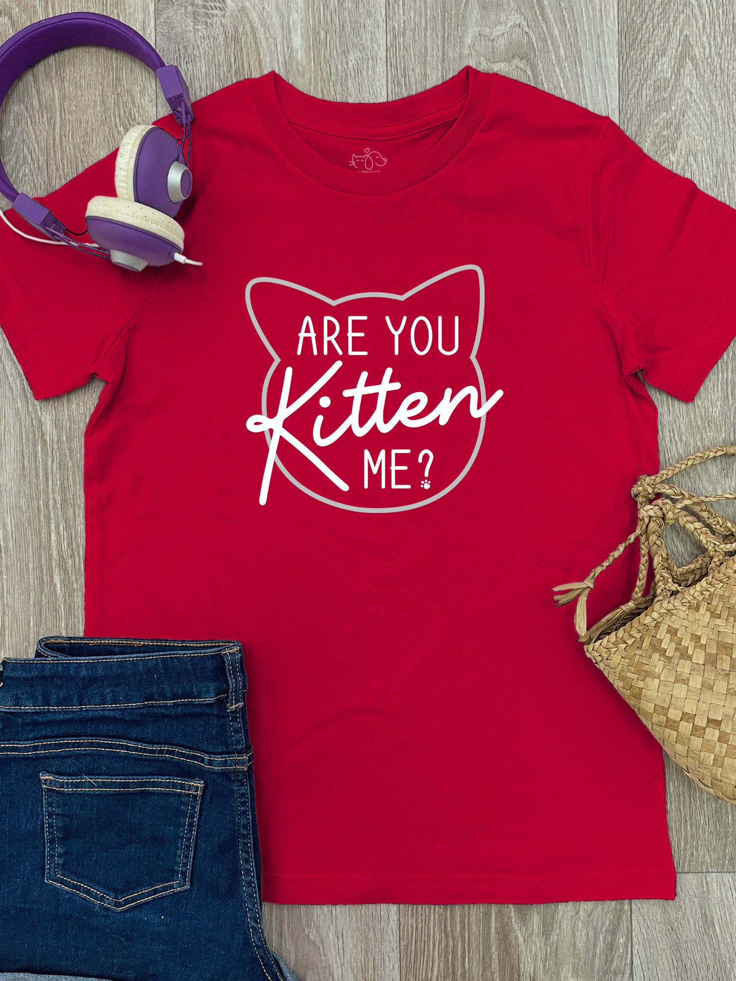 Are You Kitten Me? Youth Tee