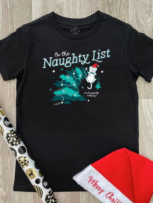 On The Naughty List - Cat Youth Tee