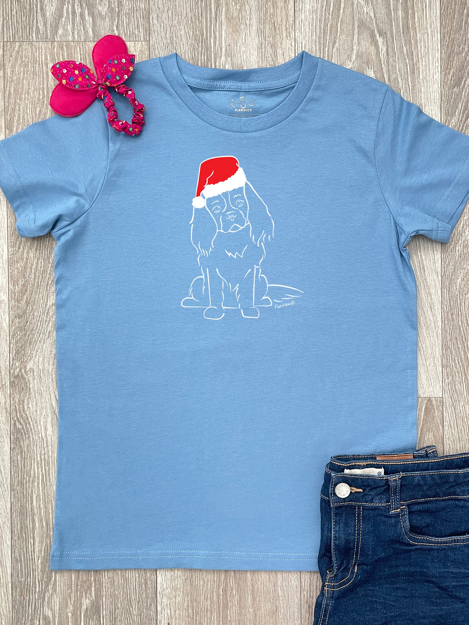 Cavalier King Charles Spaniel Christmas Edition Youth Tee