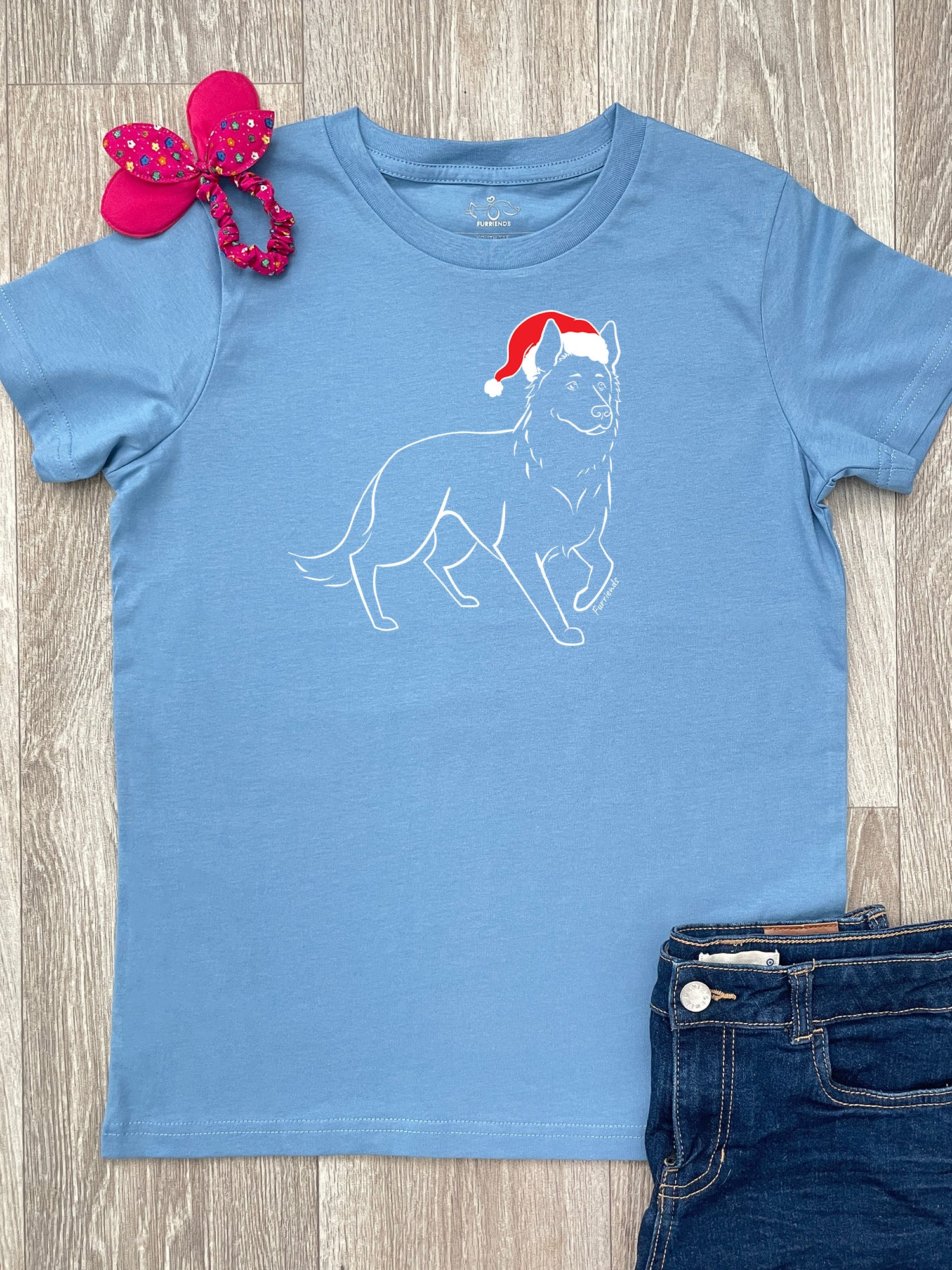 German Shepherd Christmas Edition Youth Tee