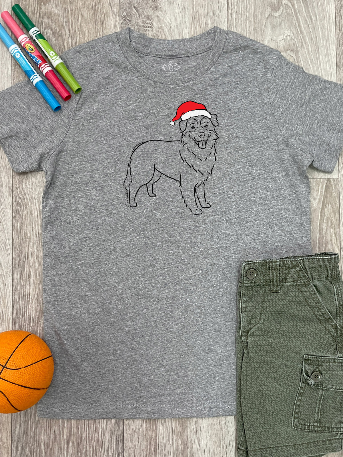 Australian Shepherd Christmas Edition Youth Tee