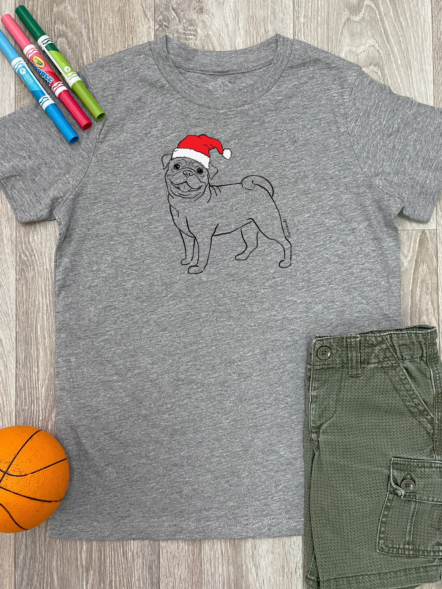 Pug Christmas Edition Youth Tee