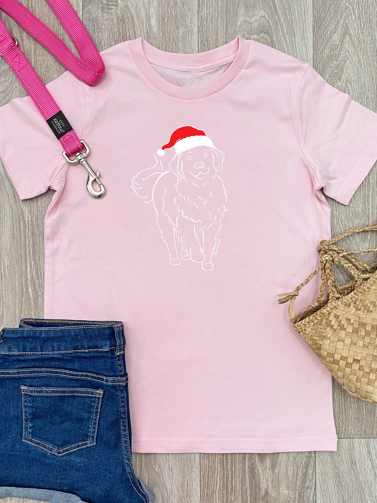 Golden Retriever Christmas Edition Youth Tee