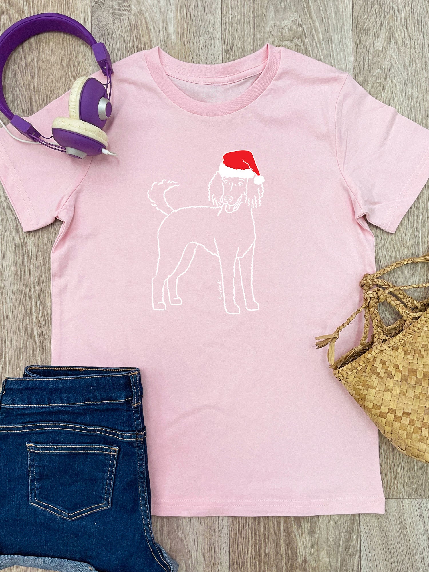 Standard Poodle Christmas Edition Youth Tee