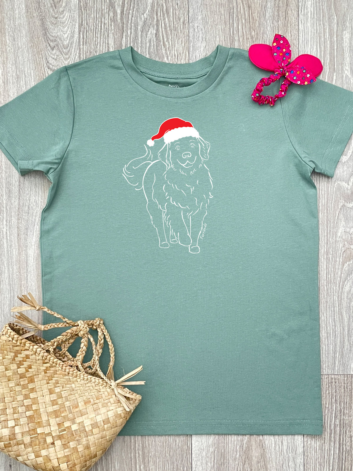 Golden Retriever Christmas Edition Youth Tee