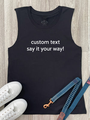 Customisable Text Marley Tank