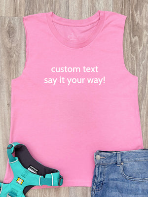 Customisable Text Marley Tank