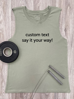 Customisable Text Marley Tank