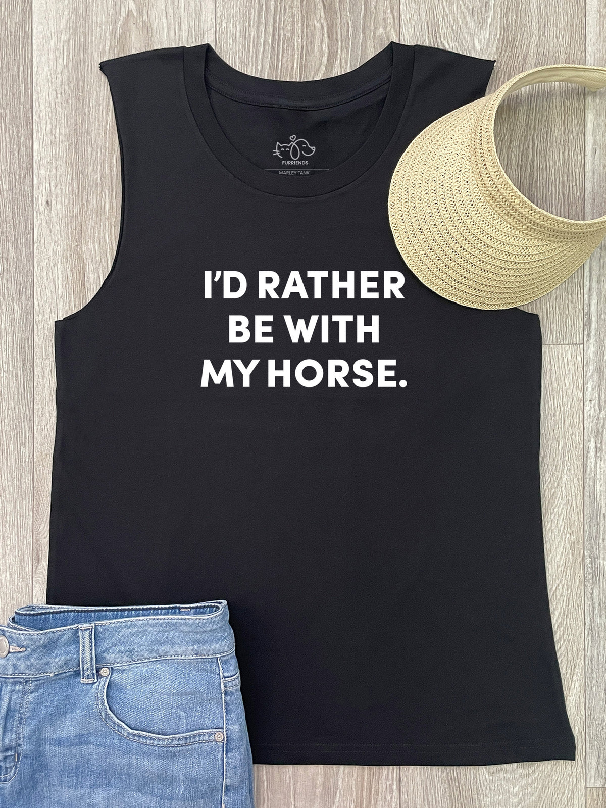 I&#39;d Rather Be With My Horse. Marley Tank