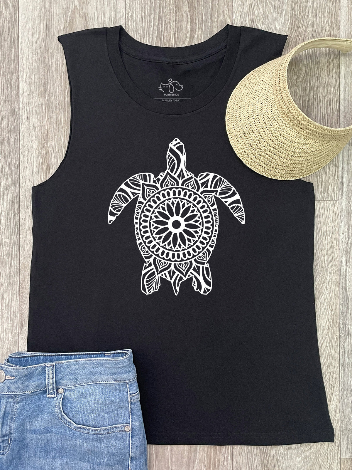 Turtle Mandala Marley Tank