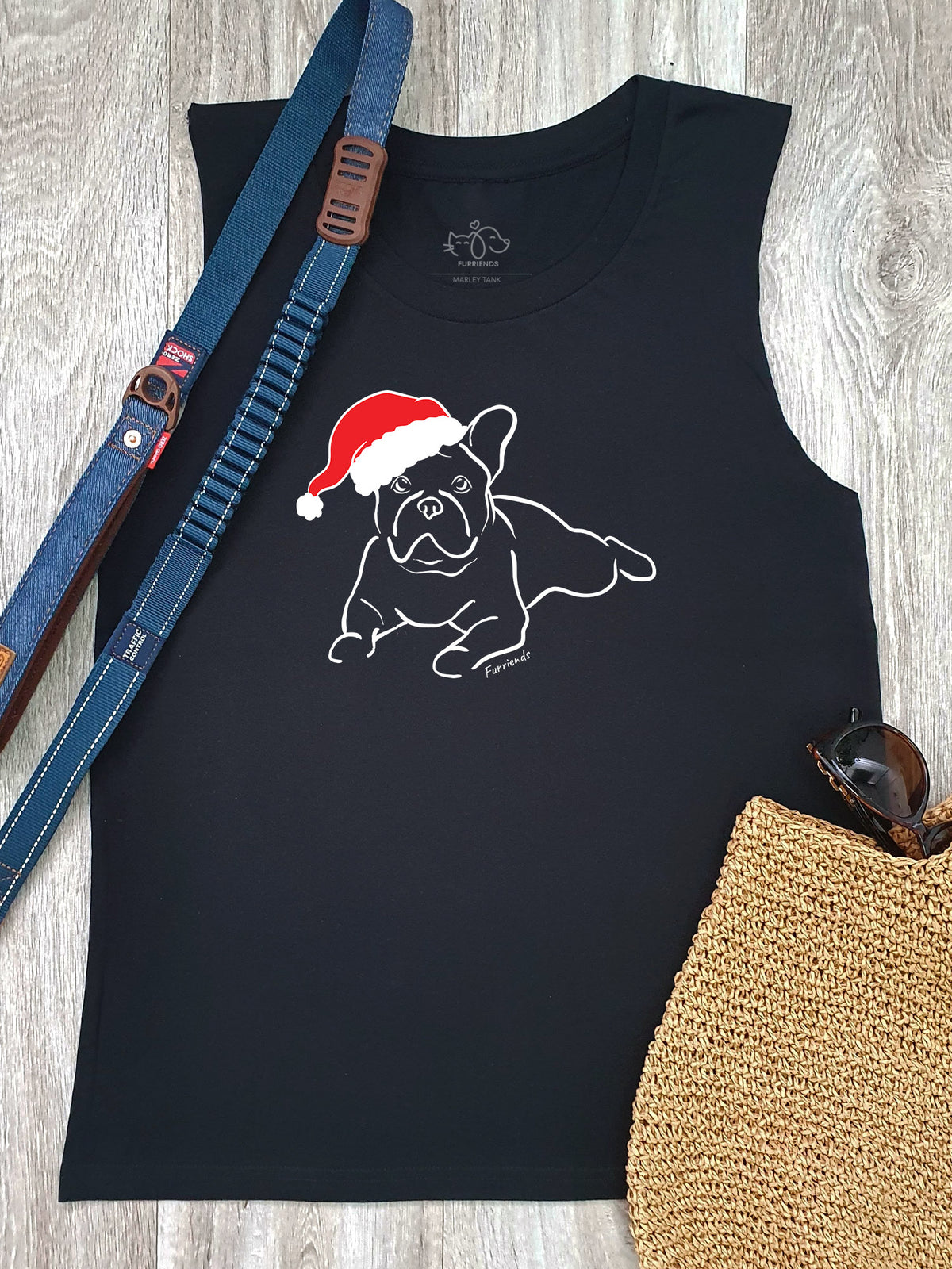 French Bulldog Christmas Edition Marley Tank