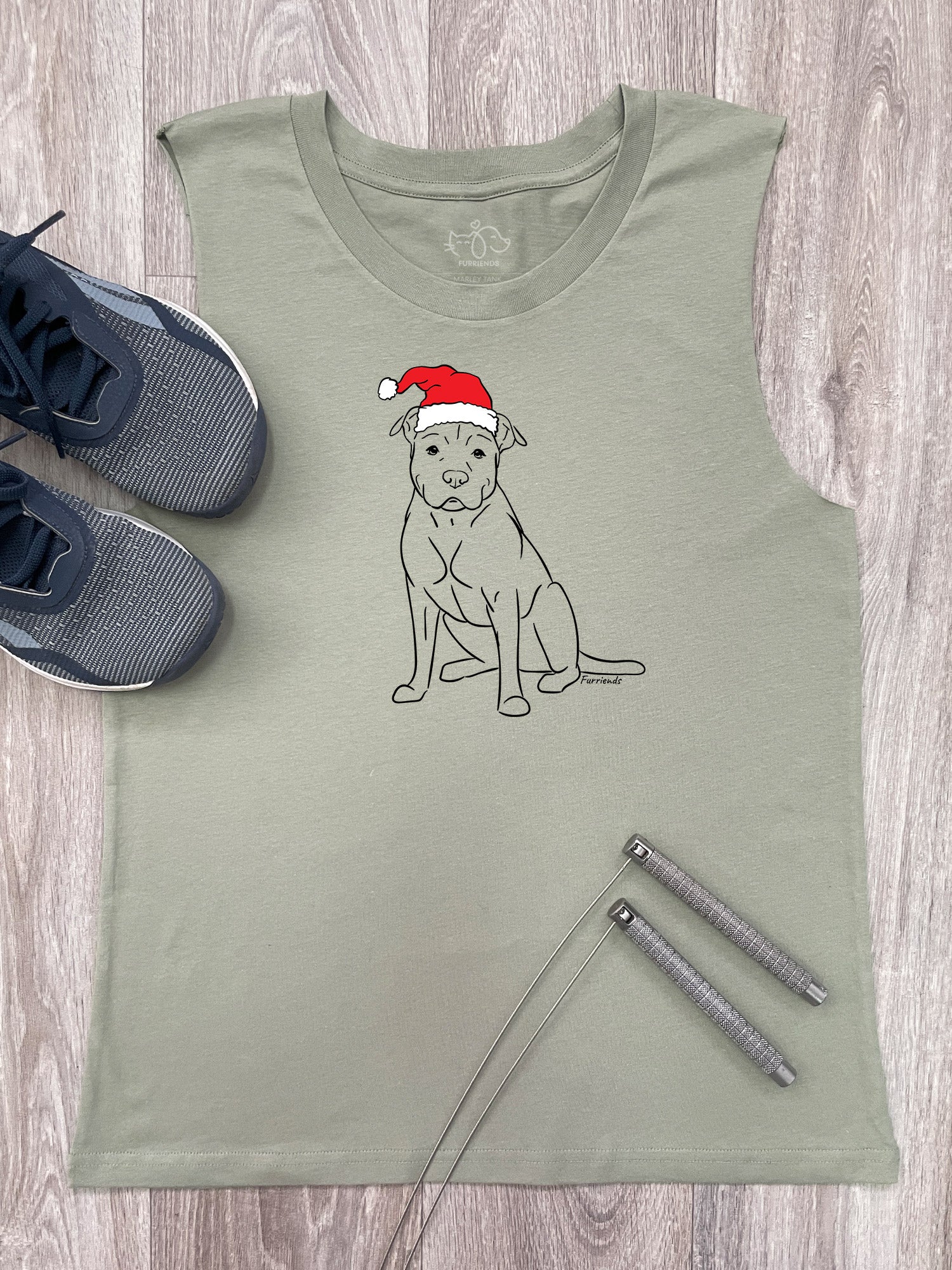 American Staffordshire Terrier Christmas Edition Marley Tank