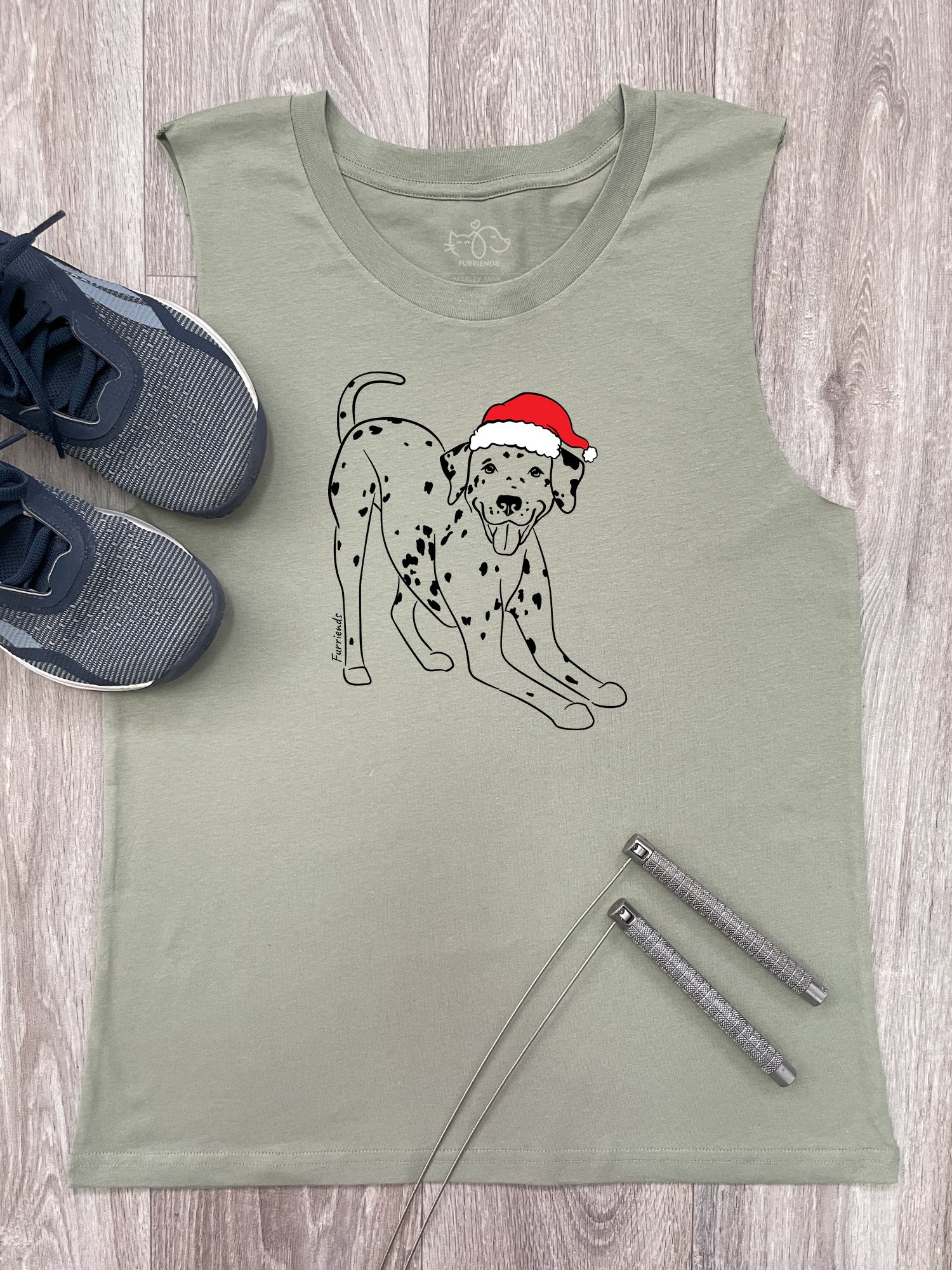 Dalmatian Christmas Edition Marley Tank