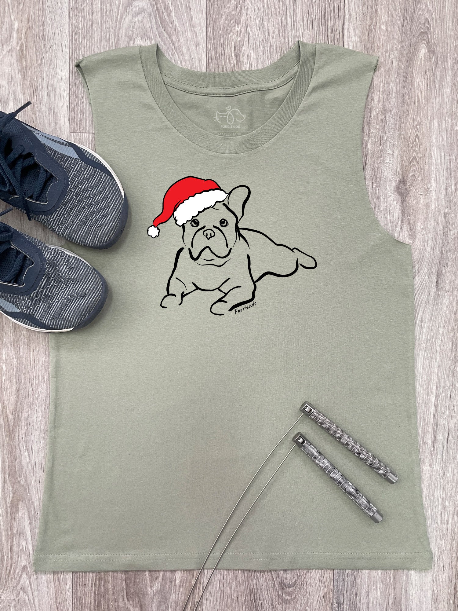 French Bulldog Christmas Edition Marley Tank