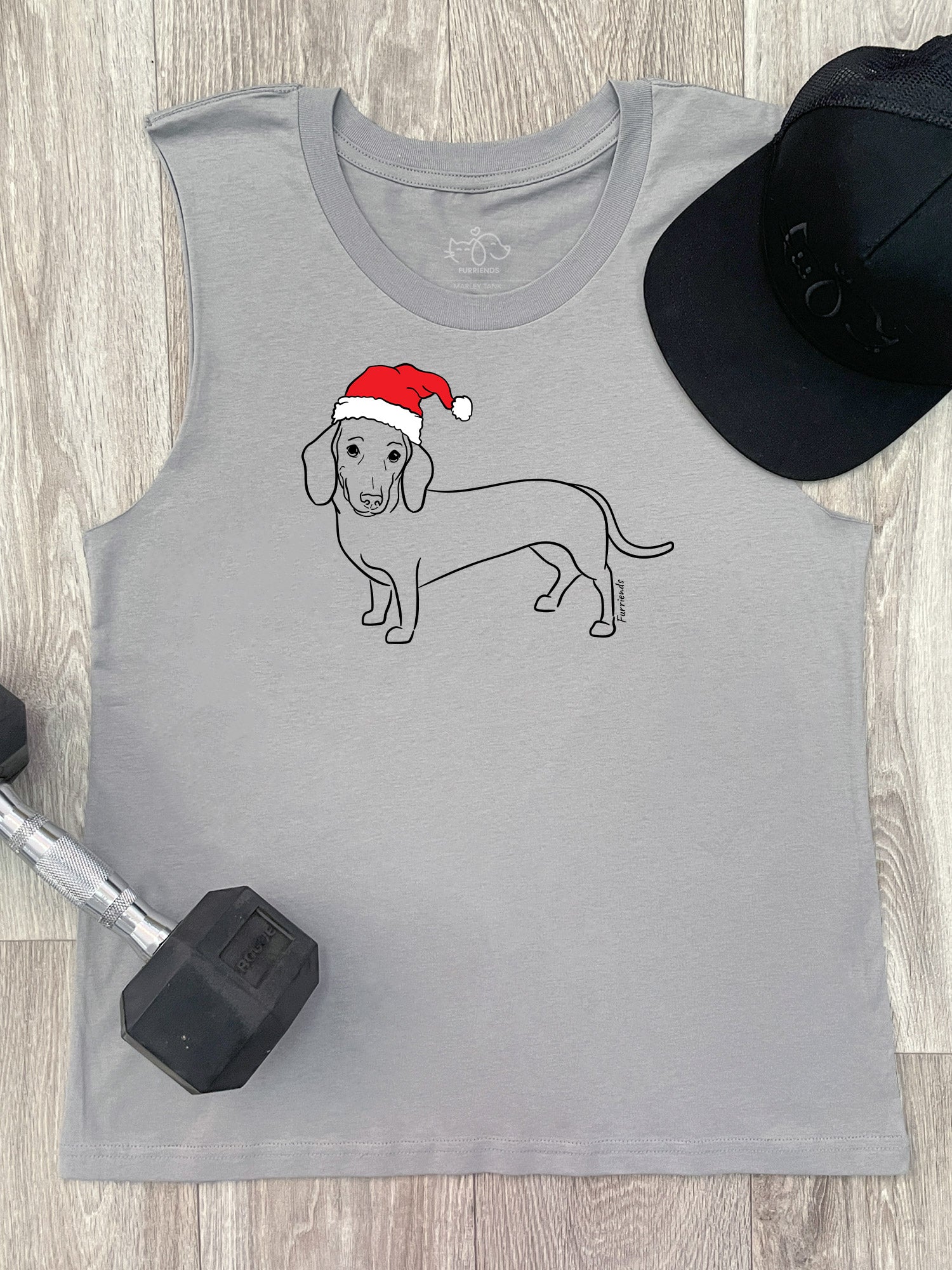 Dachshund Christmas Edition Marley Tank