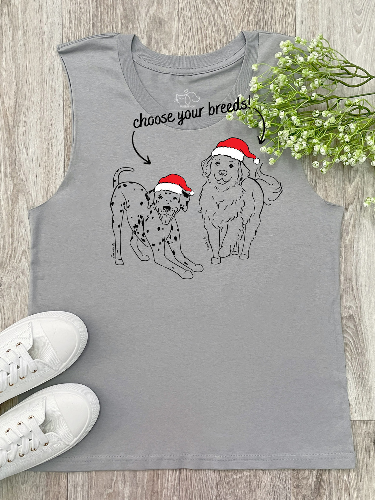 Christmas Edition Dual Breed Customisable Marley Tank