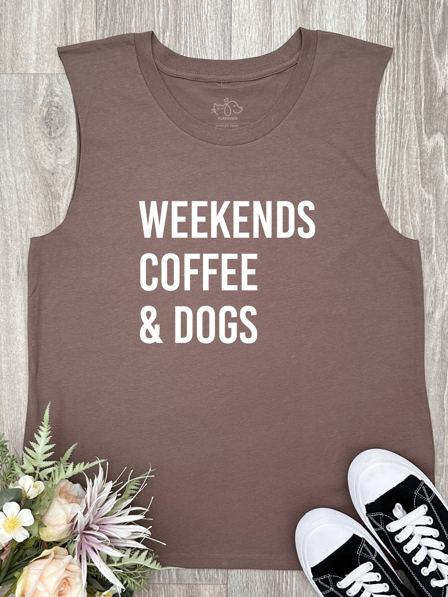 Weekends Coffee & Dogs Marley Tank