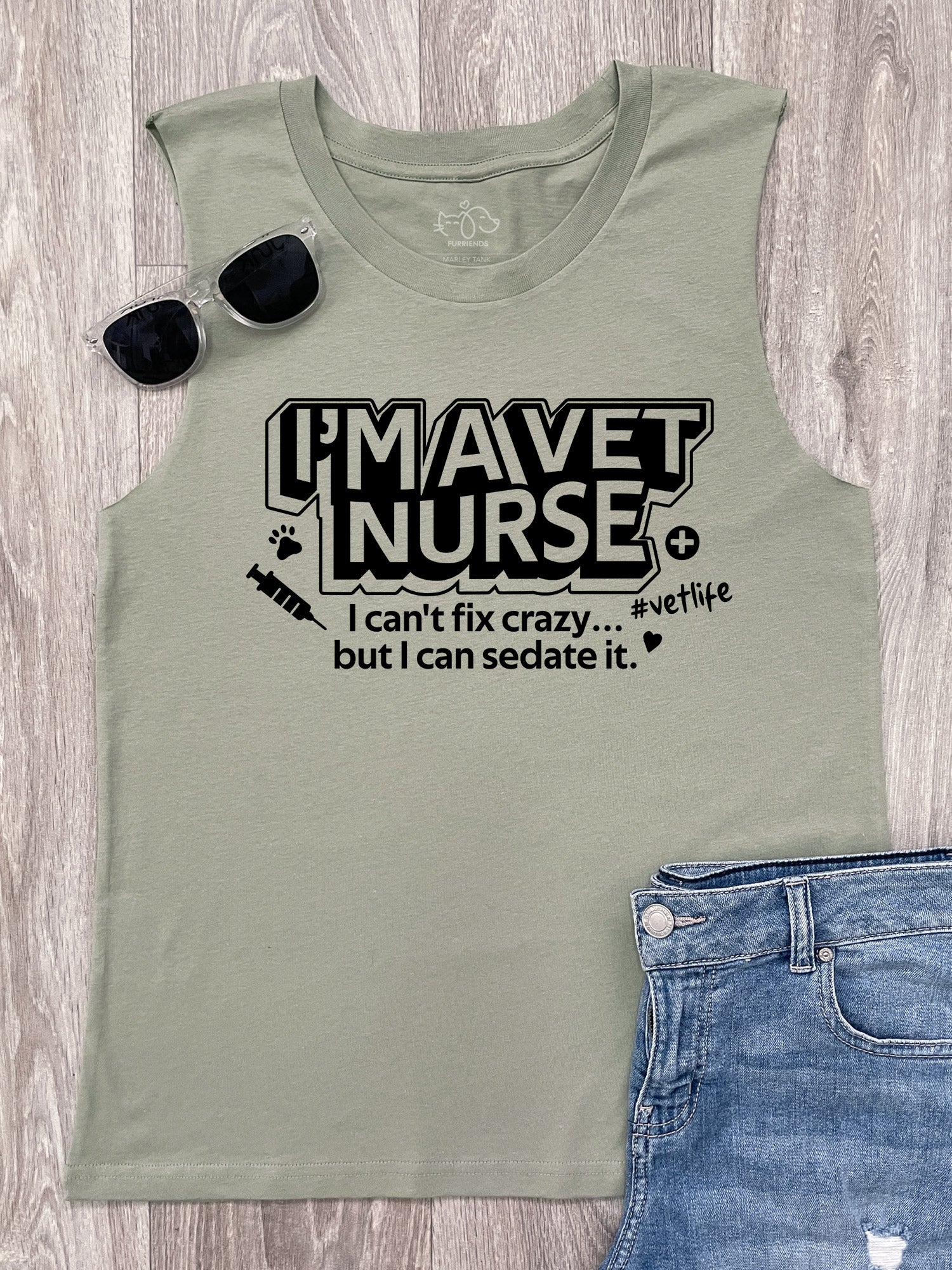 I'm A Vet Nurse Marley Tank