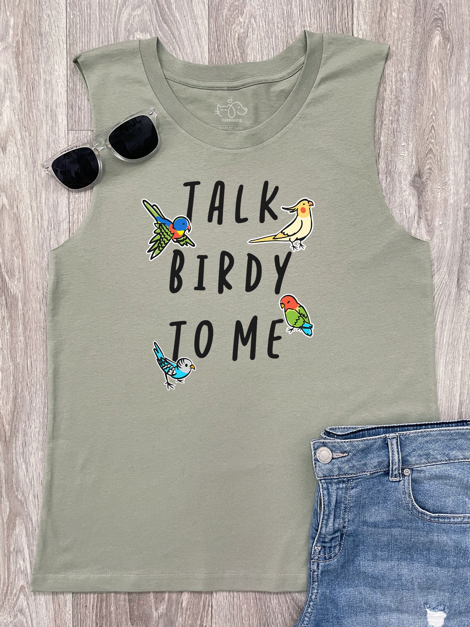 Talk Birdy To Me Marley Tank