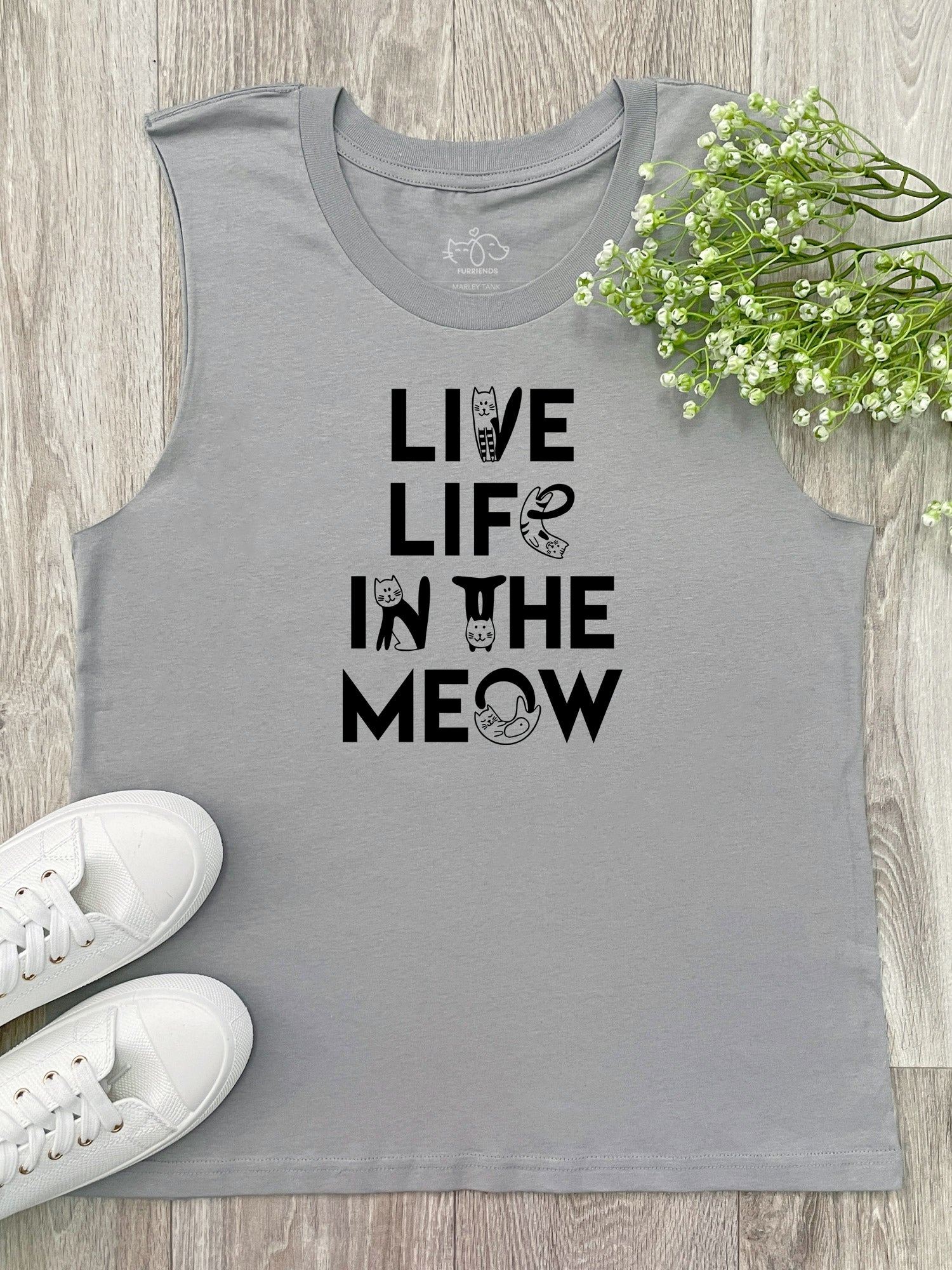 Live Life In The Meow Marley Tank