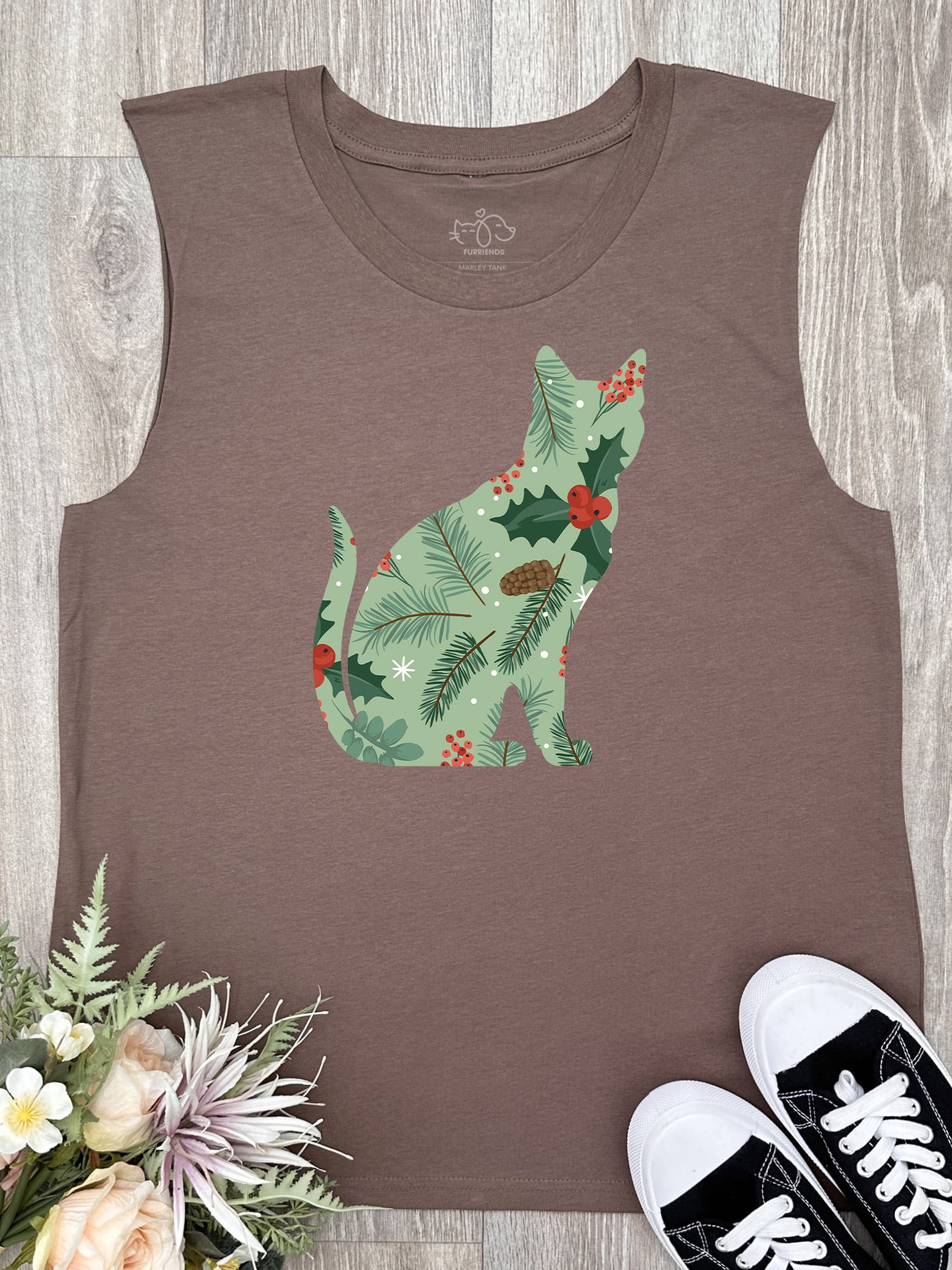 Feline Festive Marley Tank