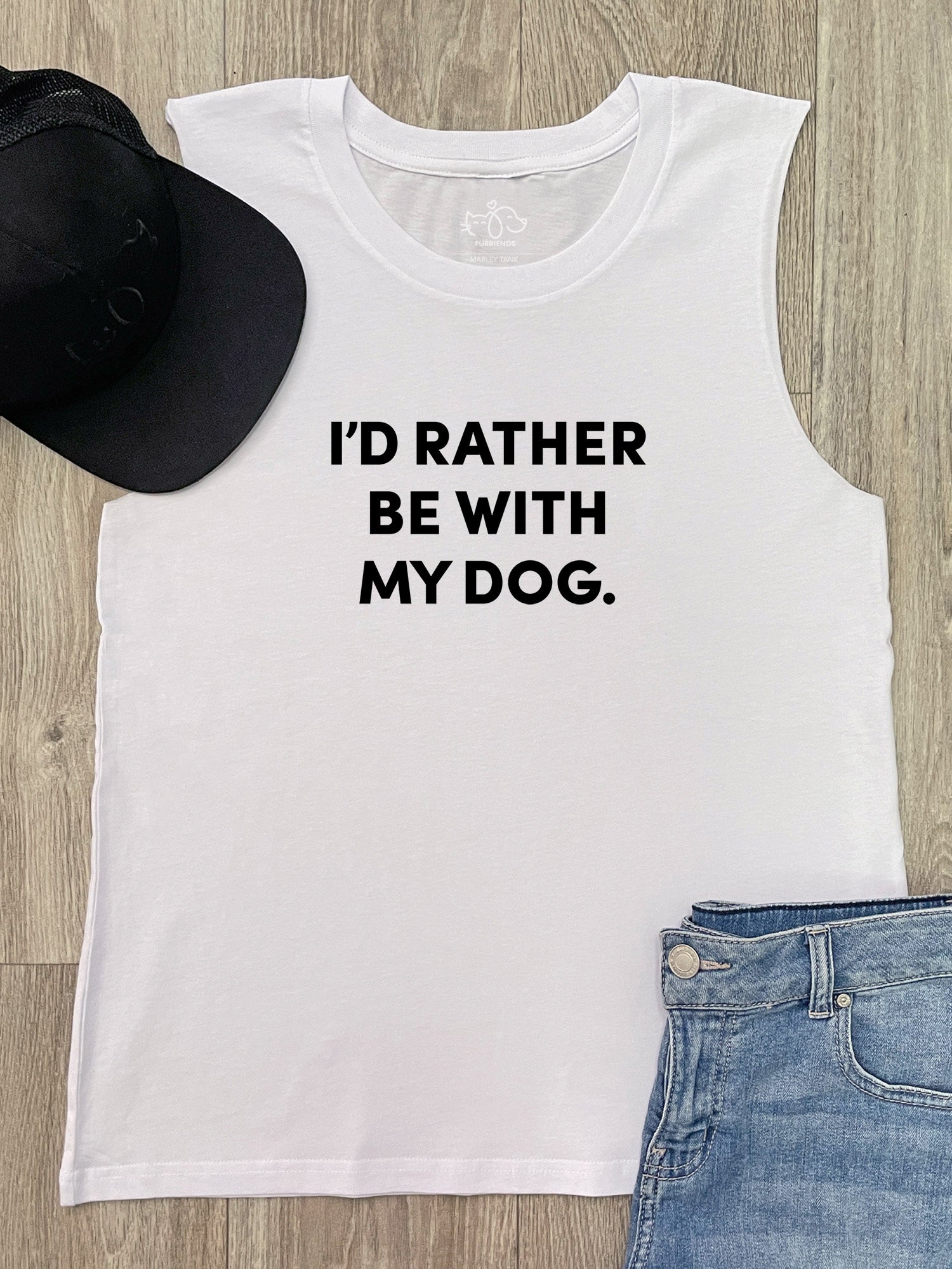 I'd Rather Be With My Dog. Marley Tank