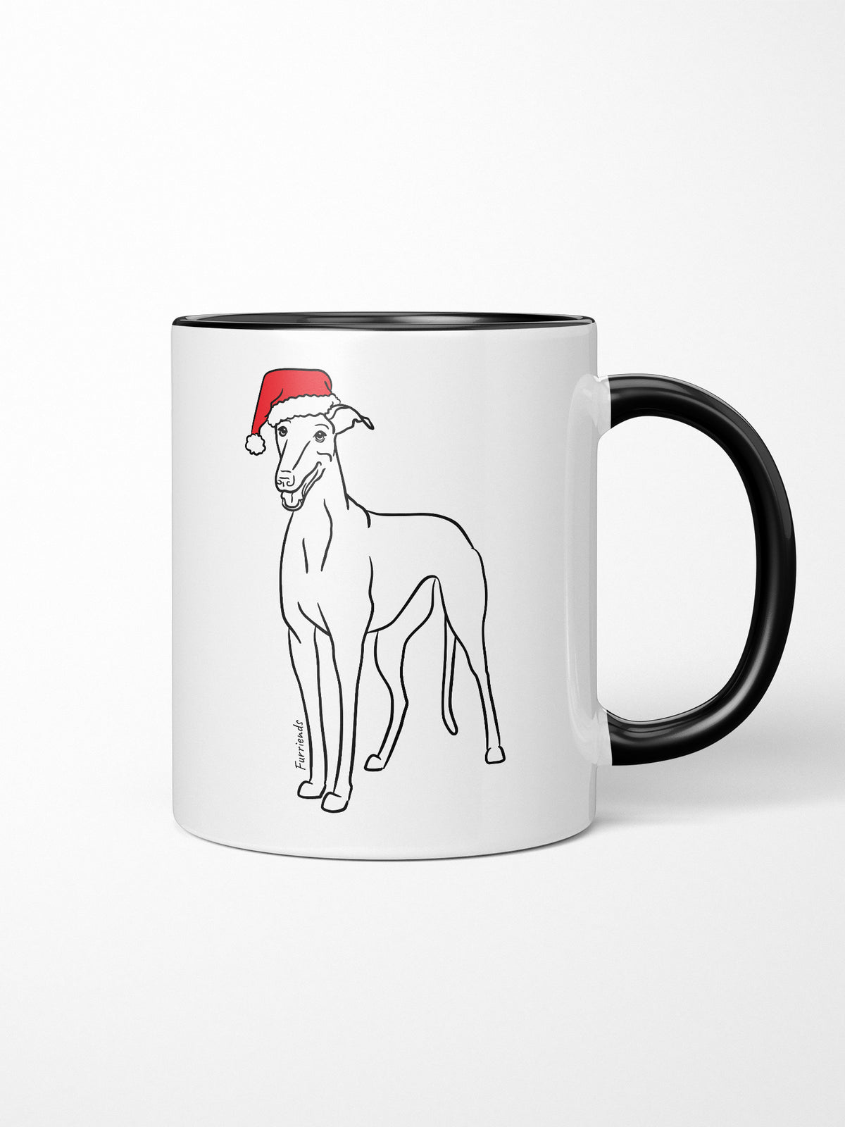 Greyhound Christmas Edition Ceramic Mug