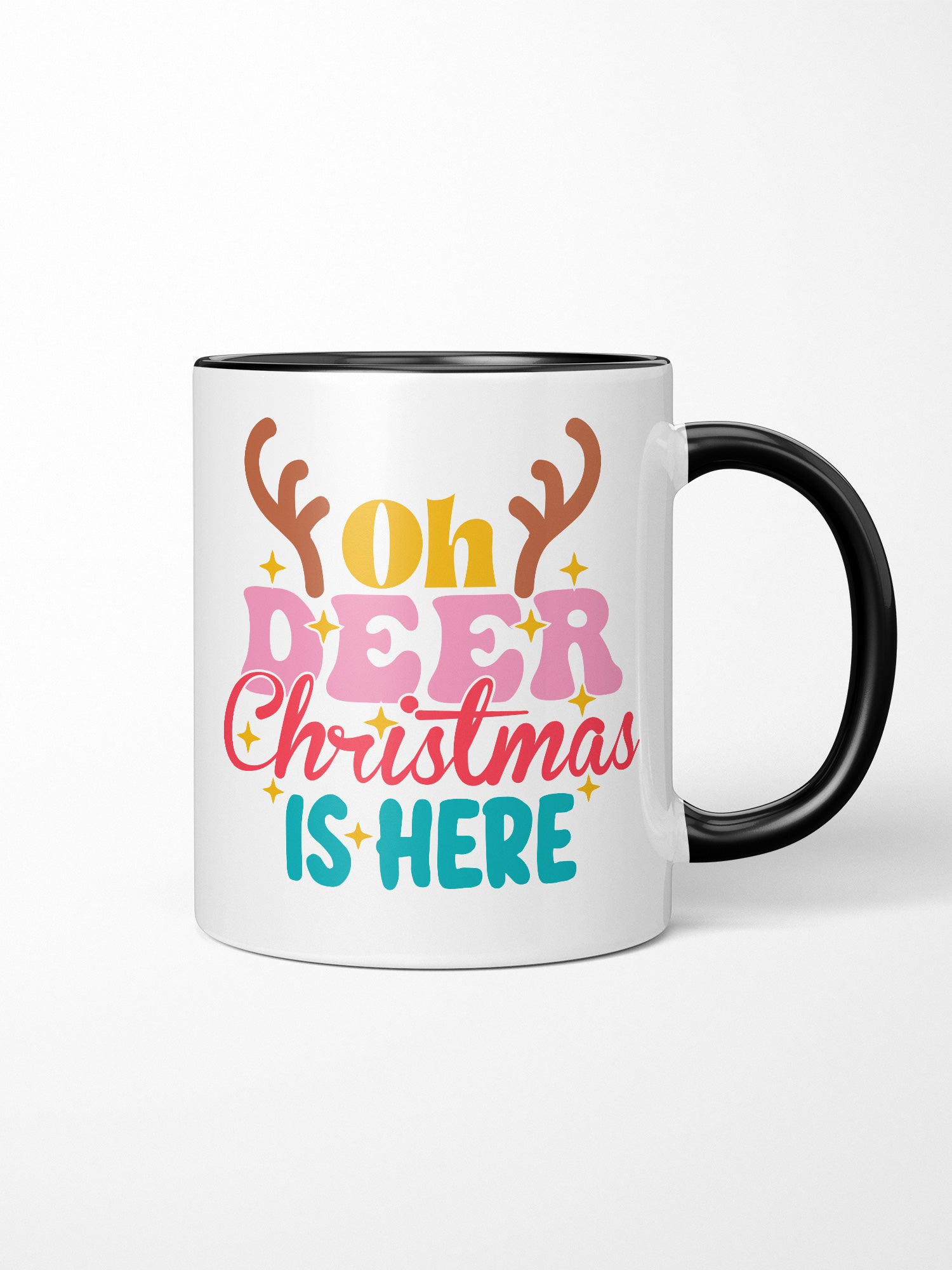 Oh Deer. Christmas Is Here Ceramic Mug