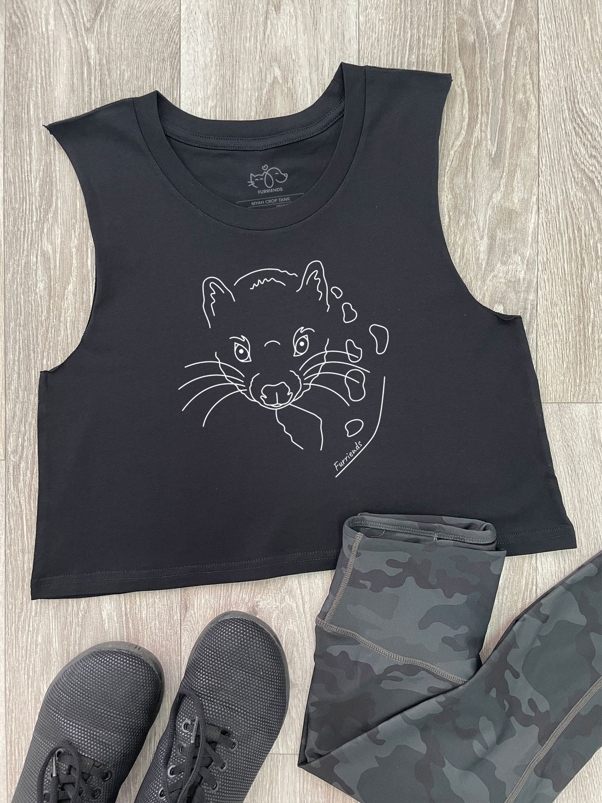 Spotted-Tailed Quoll Myah Crop Tank