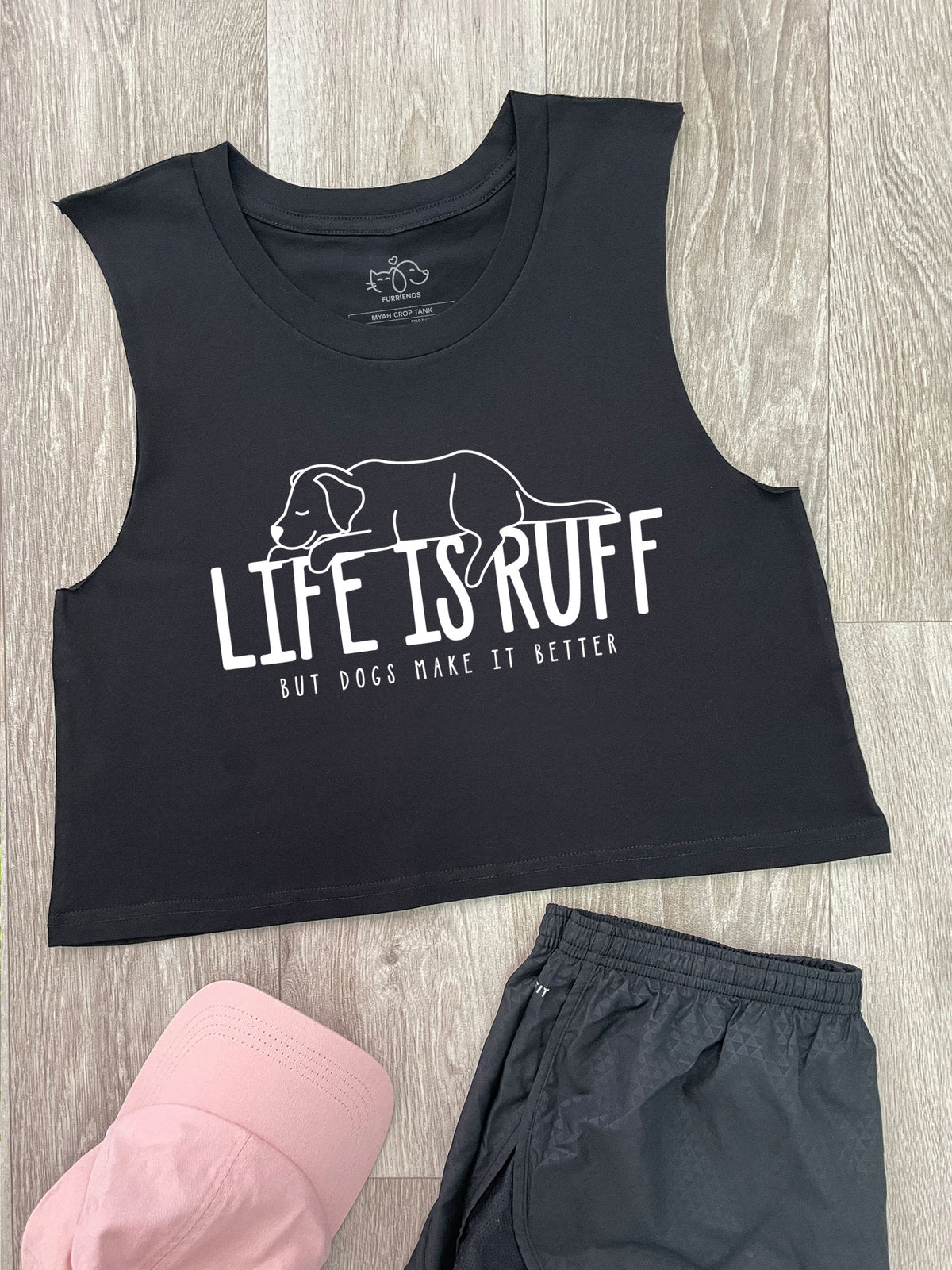 Life Is Ruff Myah Crop Tank