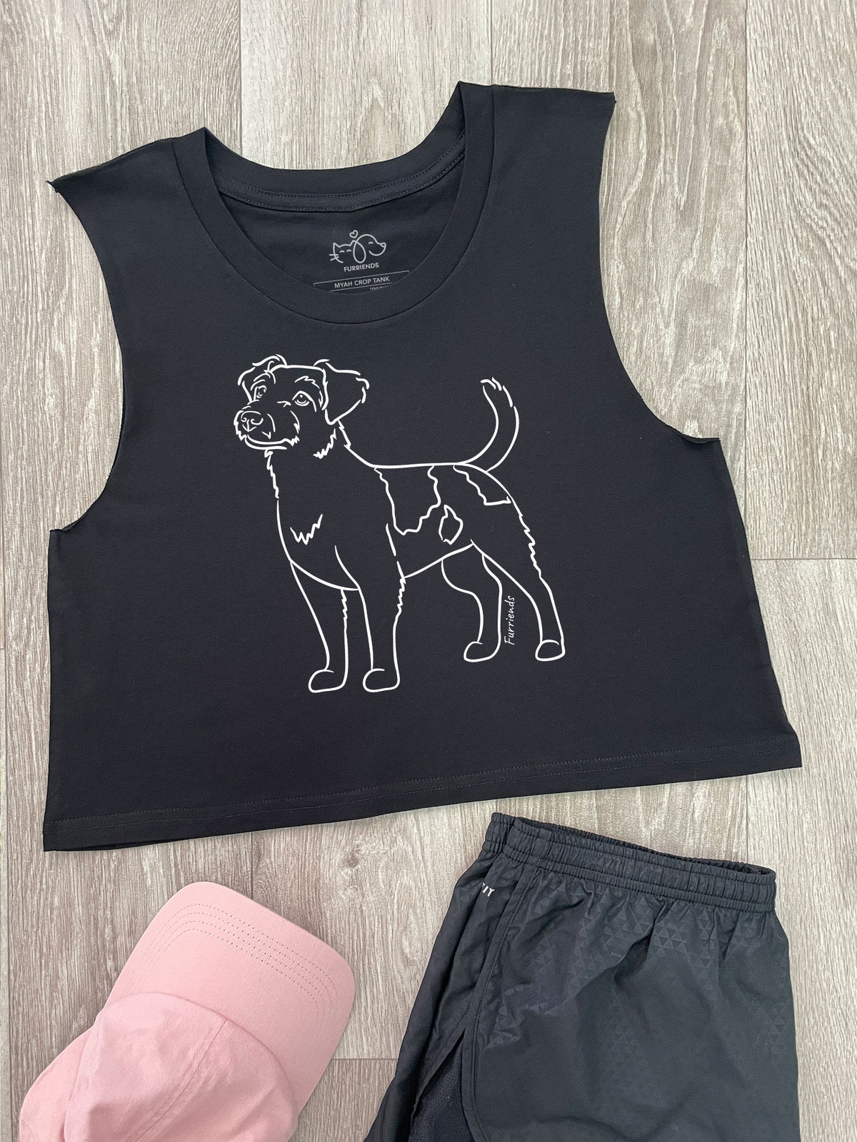 Jack Russell Terrier (Rough Coat) Myah Crop Tank