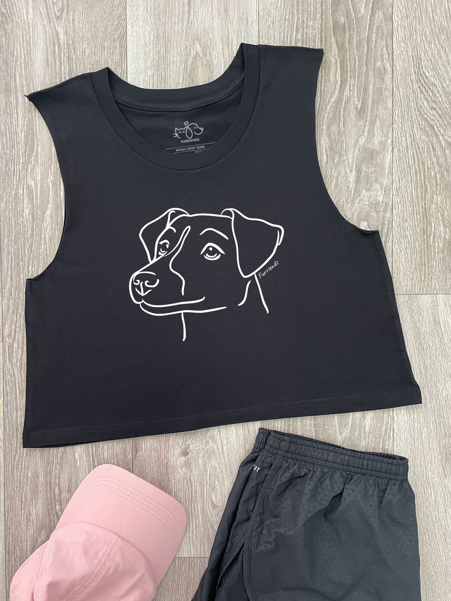 Jack Russell Terrier (Smooth Coat) Myah Crop Tank