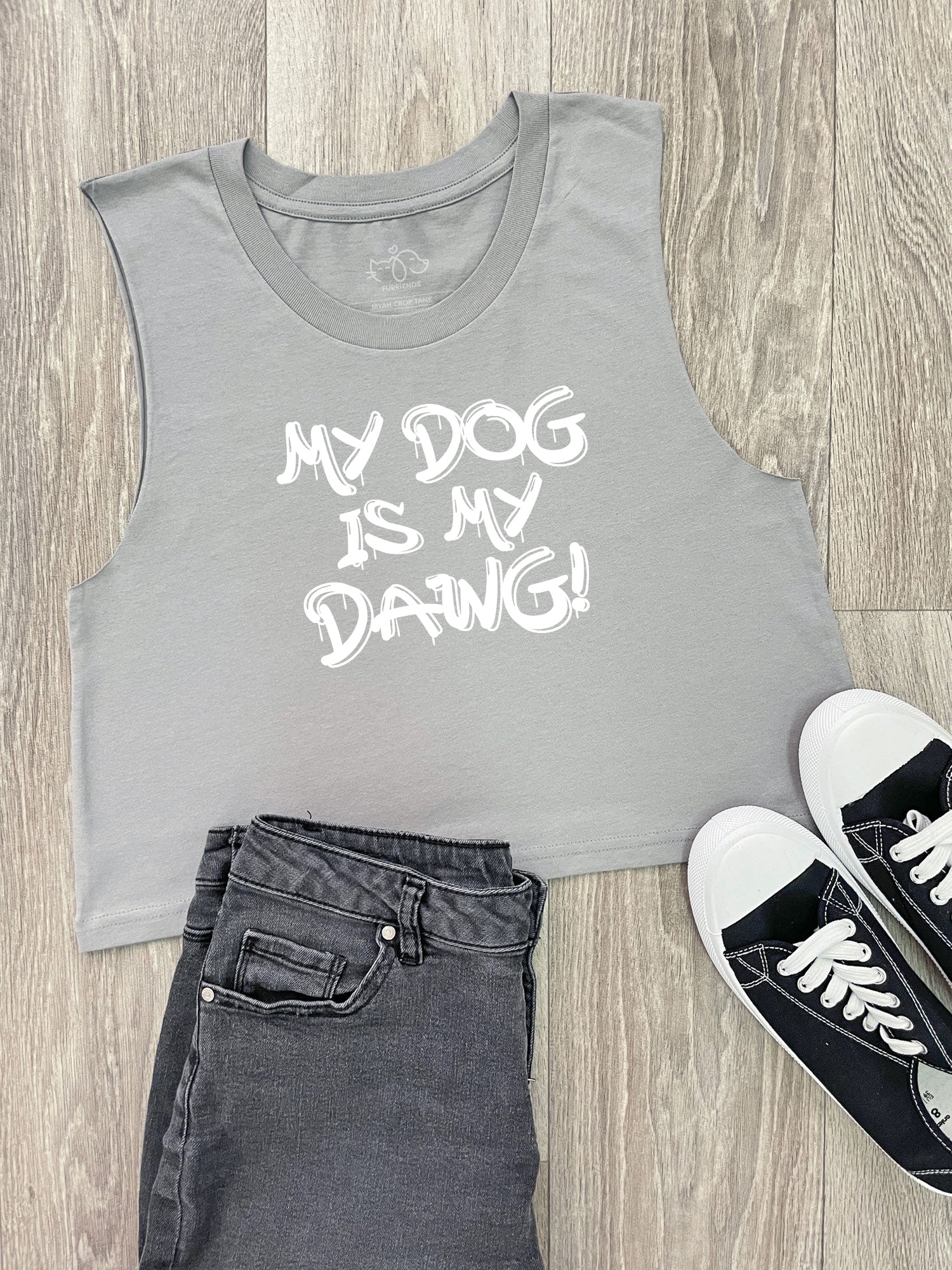 My Dog Is My Dawg! Myah Crop Tank