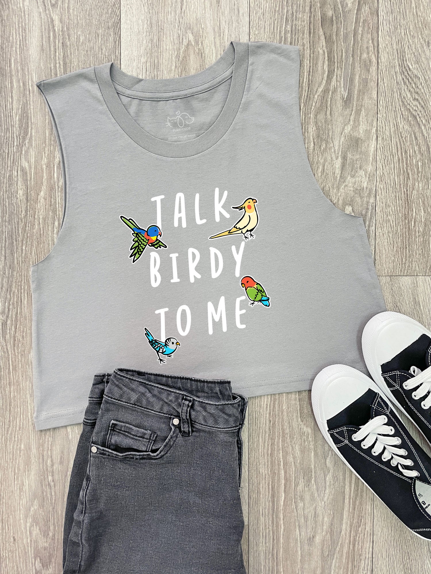 Talk Birdy To Me Myah Crop Tank