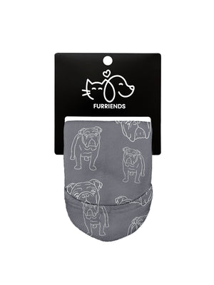 British Bulldog No Show Socks