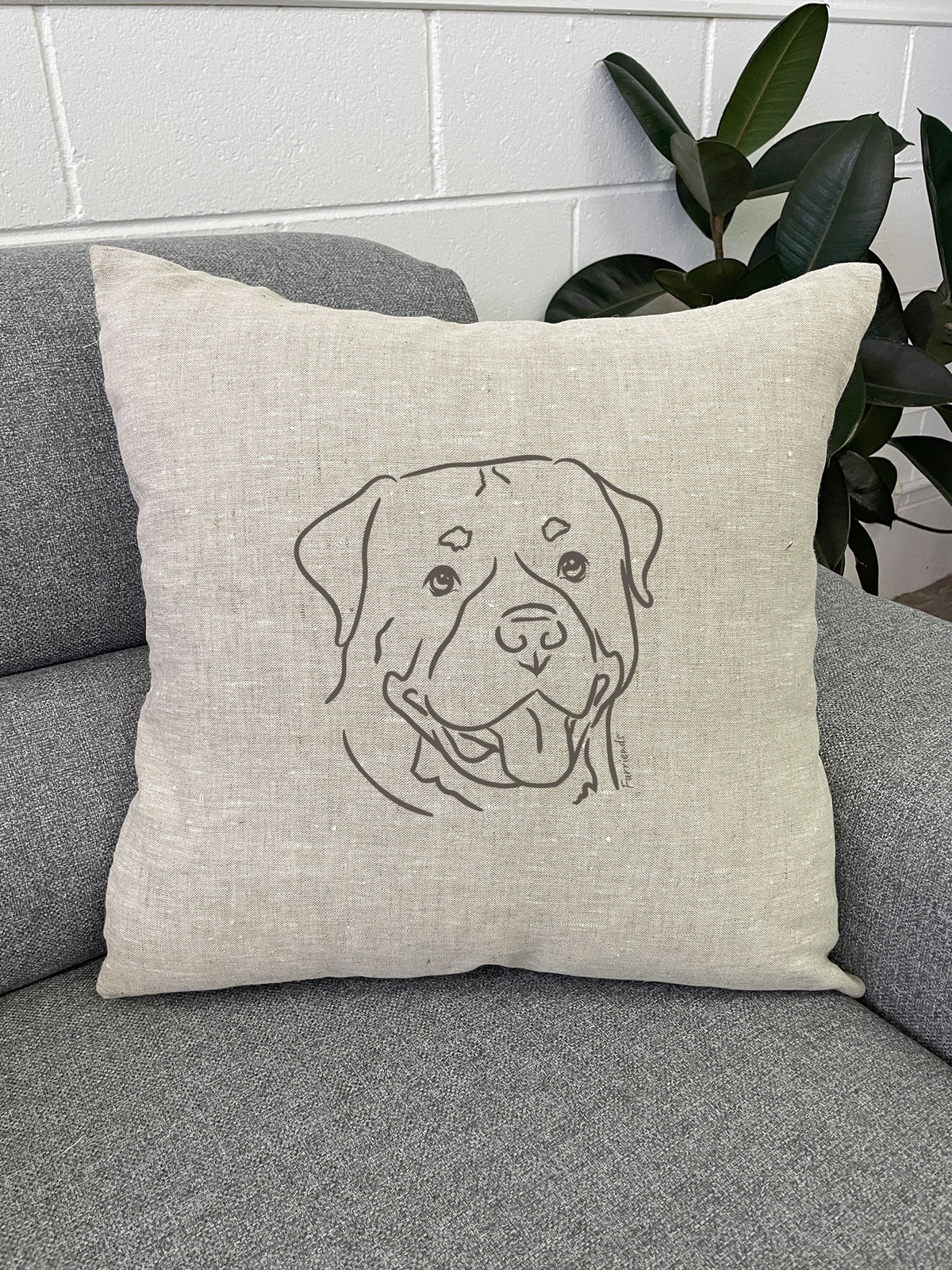 Rottweiler cushion best sale