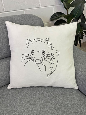 Spotted-Tailed Quoll Linen Cushion Cover