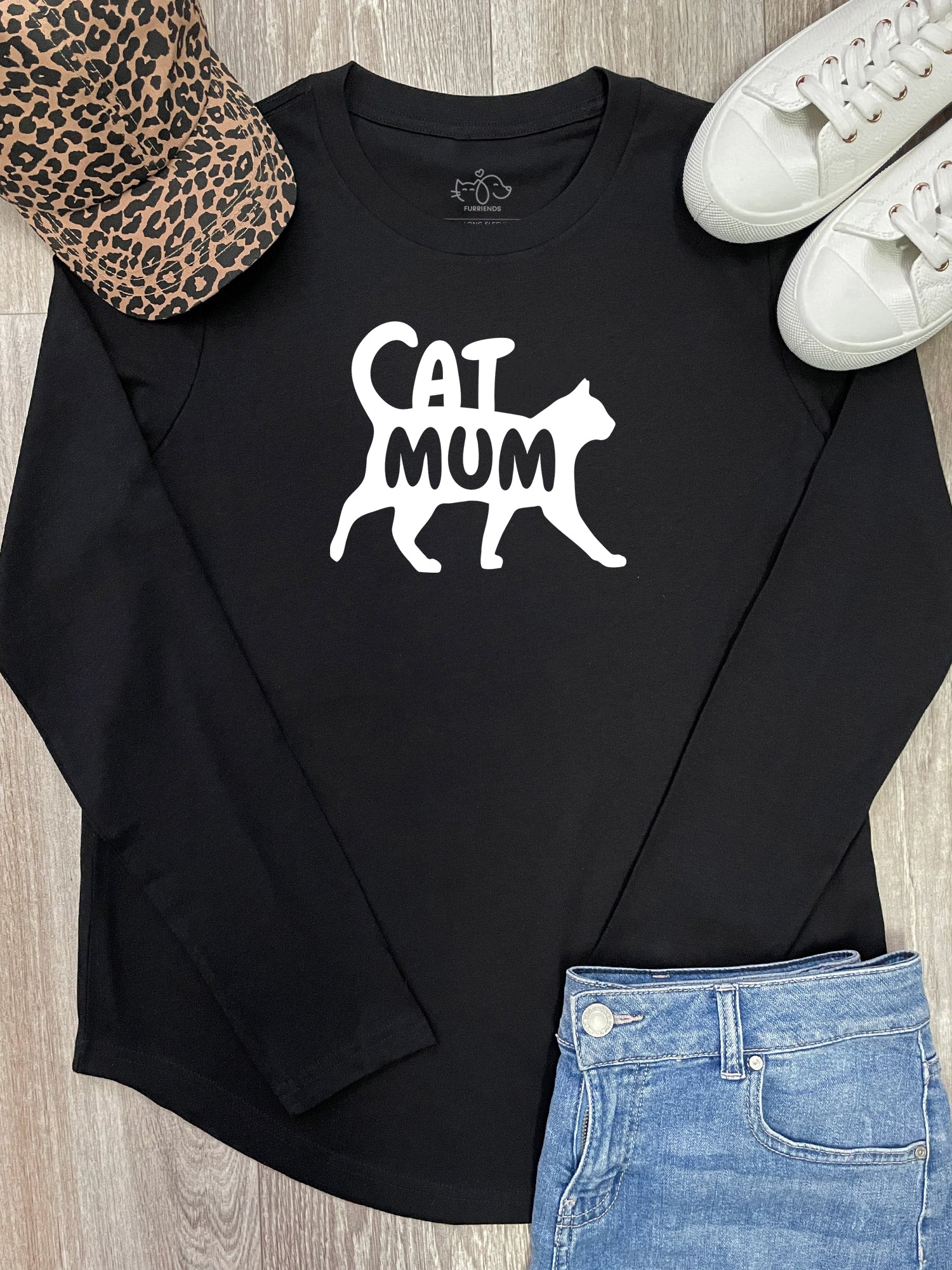 Cat mum t outlet shirt