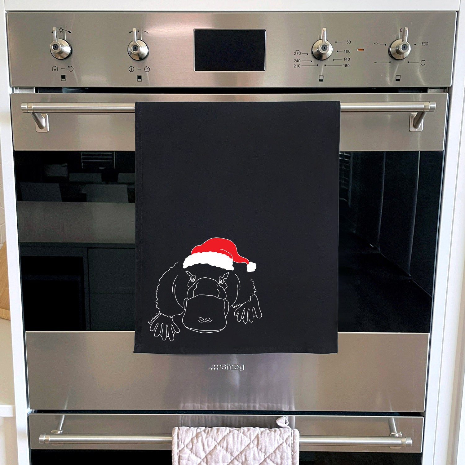 Platypus Christmas Edition Tea Towel