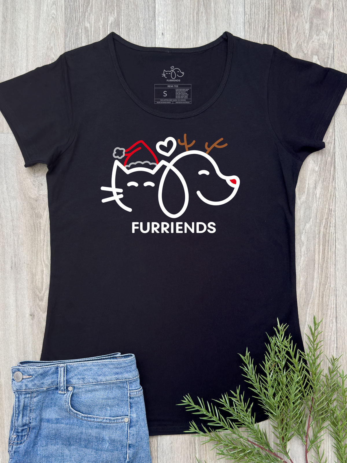 Furriends Signature Christmas Edition Remi Women&#39;s Tee