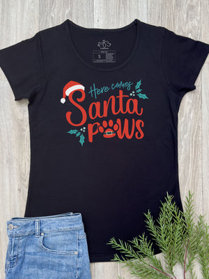 Here Comes Santa Paws Remi Women's Tee