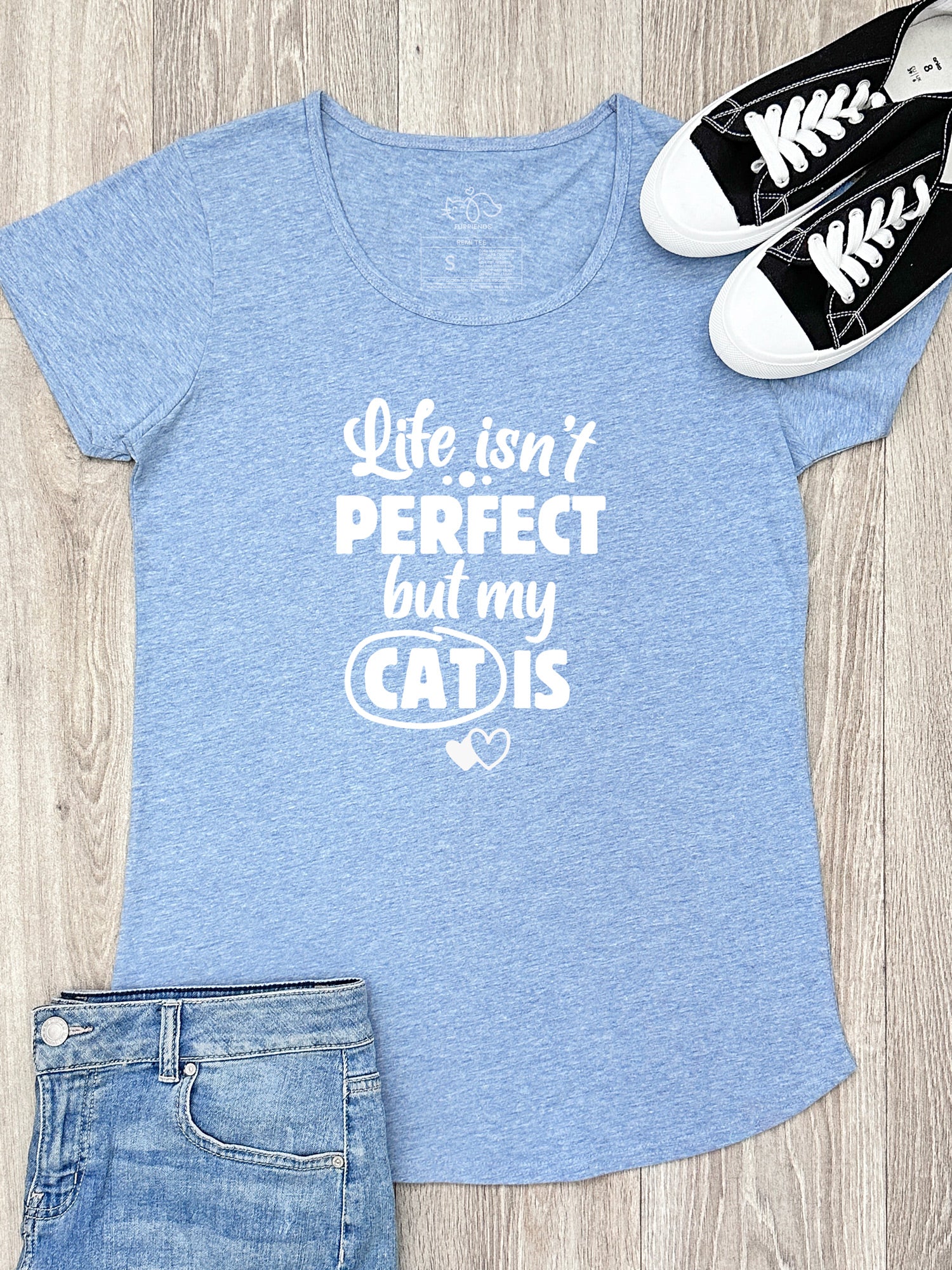 Life Isn't Perfect, But My Cat Is Remi Women's Tee