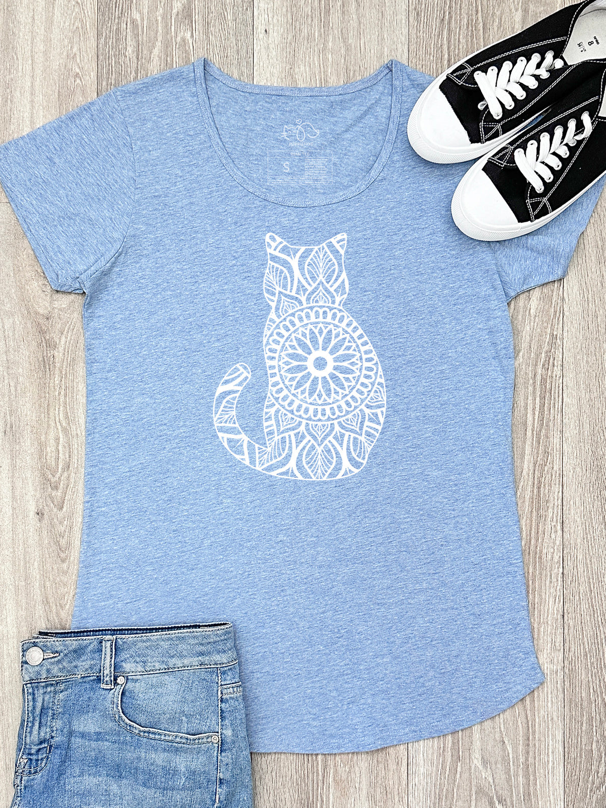 Cat Mandala Remi Women&#39;s Tee